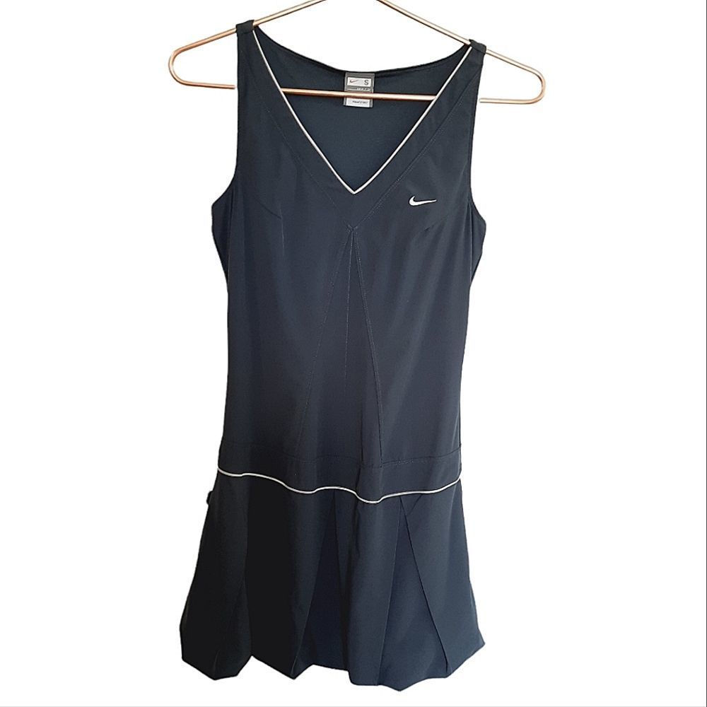 Nike Tennis Dress size Small Slate Grey Bubble Skirt